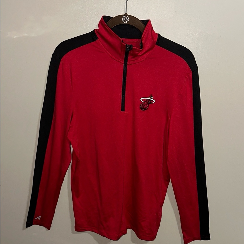 NBA Red and Black Men's Jacket